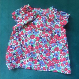 Carters floral print baby top.